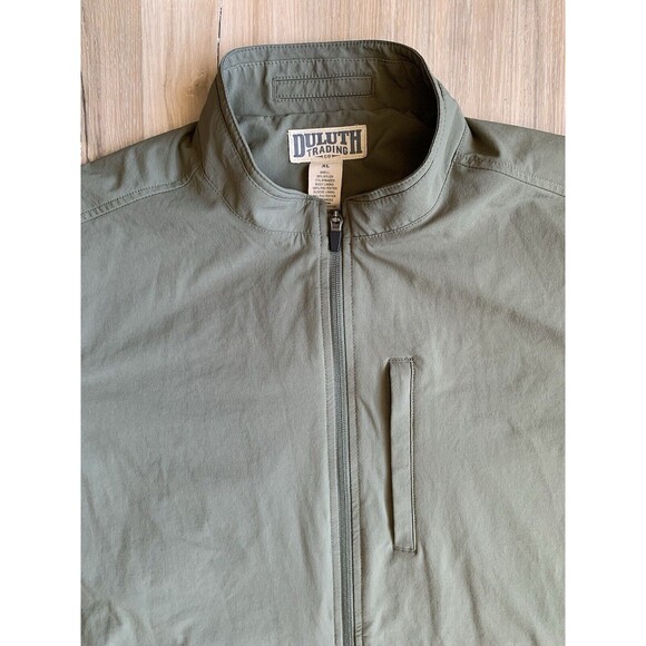 Duluth Trading Men’s Negotiator Rain Jacket (Size XL, Olive/Khaki) EUC - Picture 2 of 7